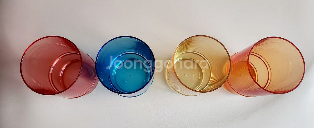 타파웨어 클리어컵400ml(4) 1세트 판매합니다--1