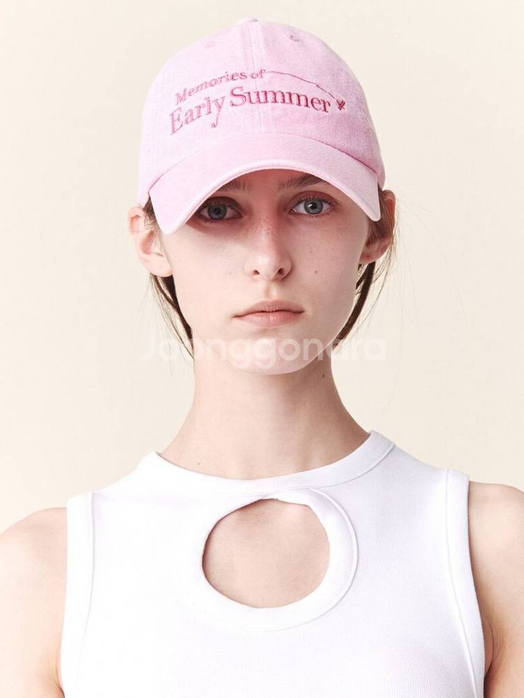 기준 | Early Summer Cap 볼캡 핑크--4