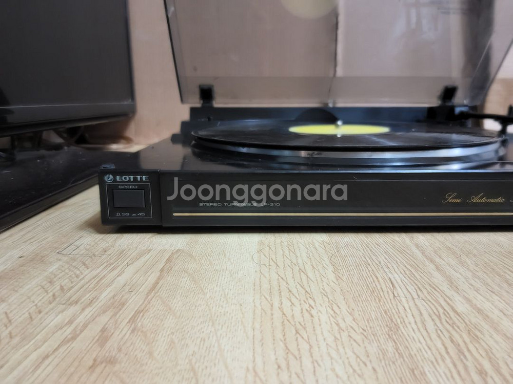 롯데 LP 턴테이블 LP-310 (오디오 앰프 음향기기--2