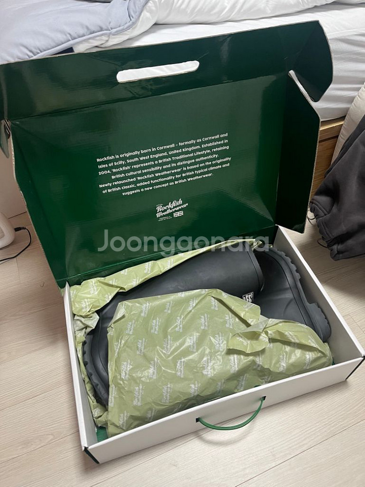 락피쉬 롱 레인부츠 240 새상품--2