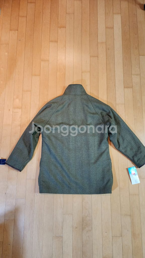 (새상품)다크 그린(연녹두) 헤링본 트위드자켓 L--1