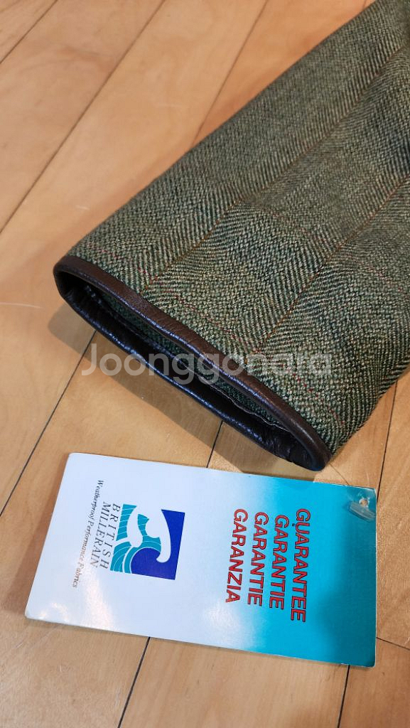 (새상품)다크 그린(연녹두) 헤링본 트위드자켓 L--4