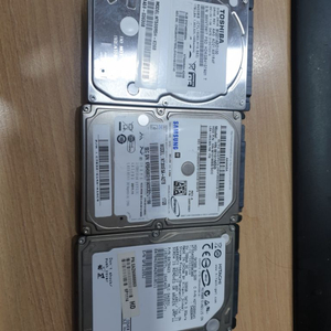 노트북 hdd 3개 일괄