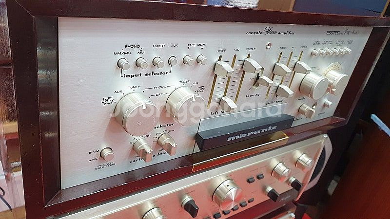 마란츠 PM-8MK2 인티앰프/오리지날 우드케이스--4