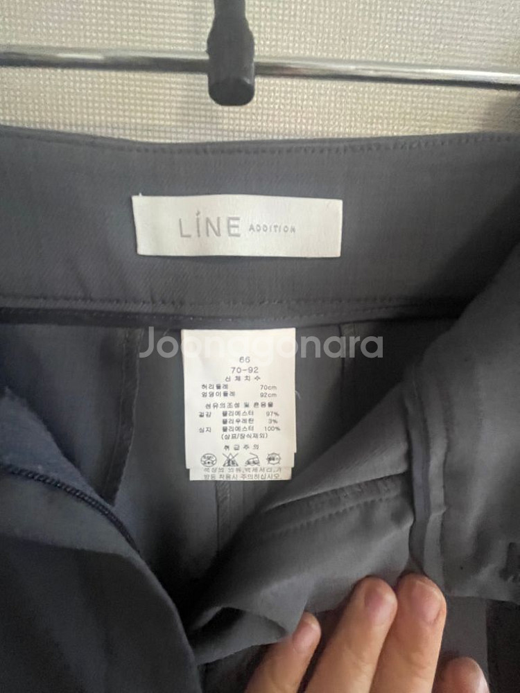 라인에디션 여름 다크그레이 여성 정장 셋업 66--1