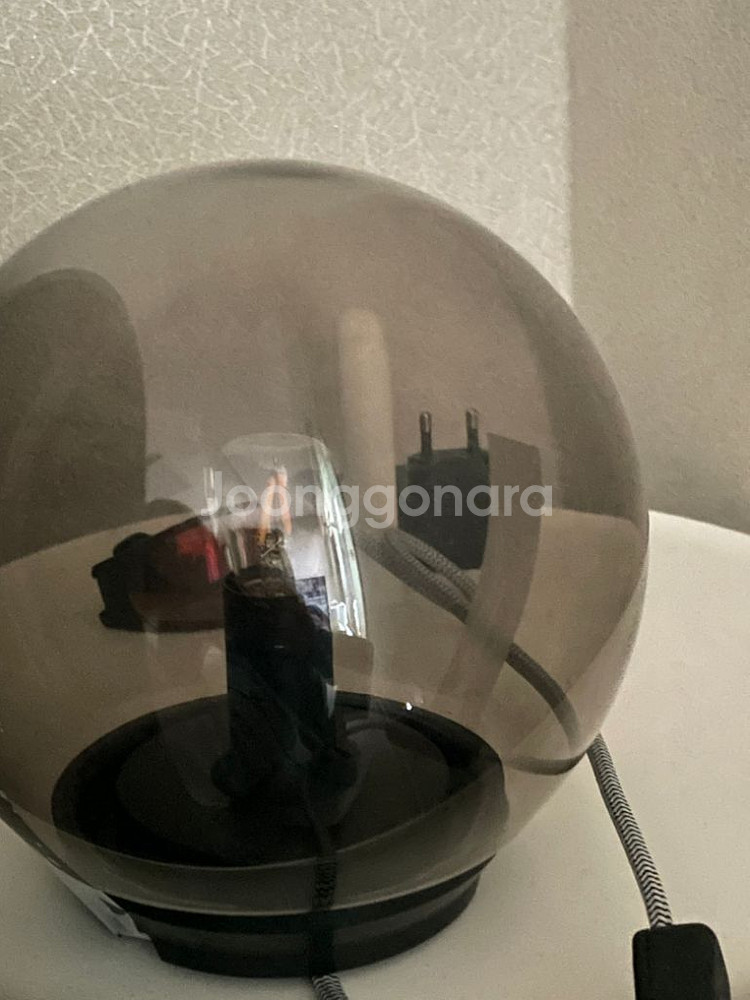 이케아 파도 조명 달조명 테이블 스탠드조명 17cm (--5