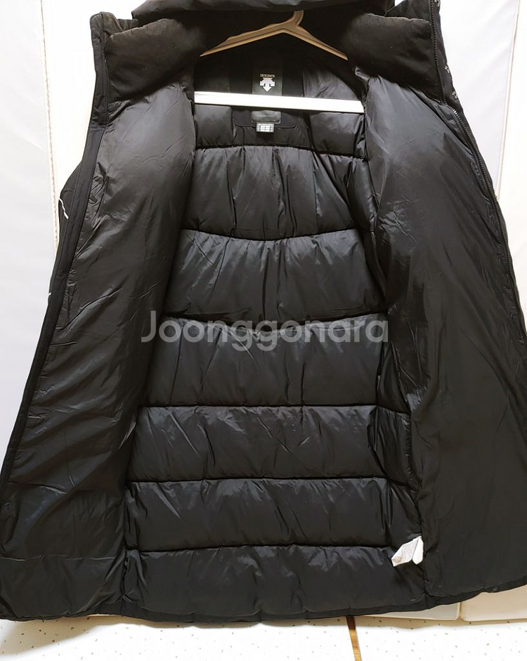 [L] 데상트 GER 롱패딩 점퍼 블랙1186--1