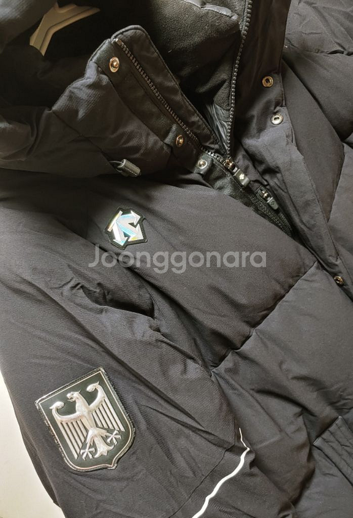 [L] 데상트 GER 롱패딩 점퍼 블랙1186--4