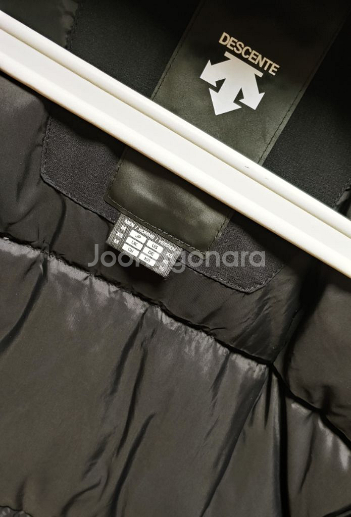 [L] 데상트 GER 롱패딩 점퍼 블랙1186--3