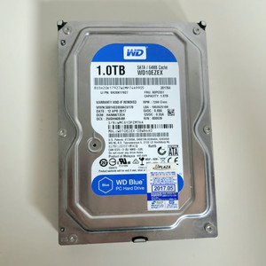 (중고) WD 블루 1TB(1테라) 하드디스크 팝니다.