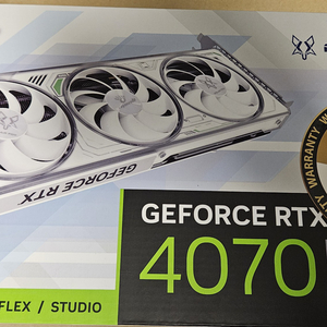 지포스 RTX 4070 SUPER polar white