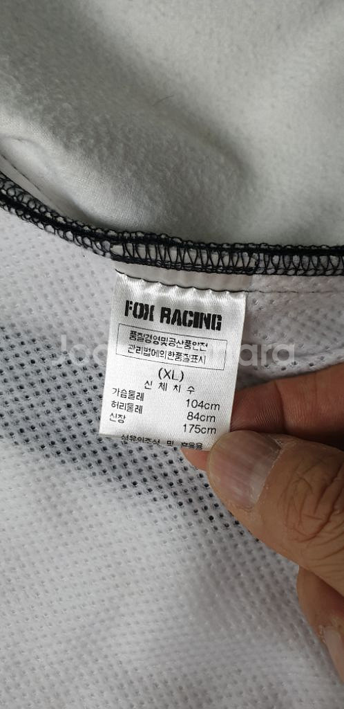 FOX 레이싱(정품) 기모자전거져지 XL 100~105--5