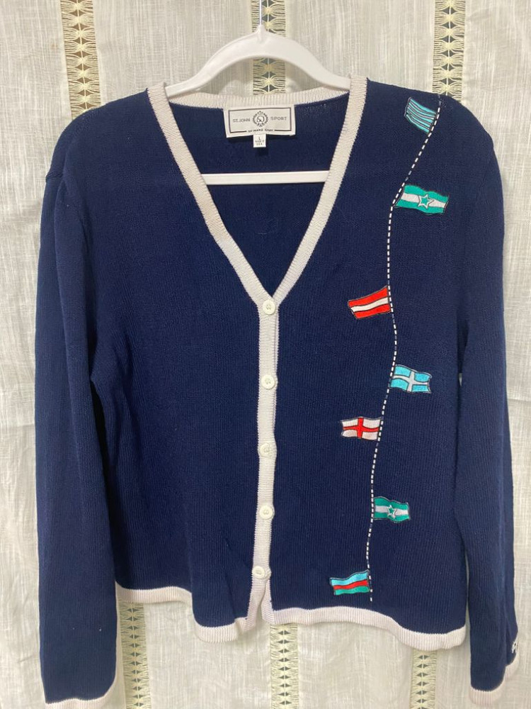 샌존 St.John 크루즈 가디건 L--0