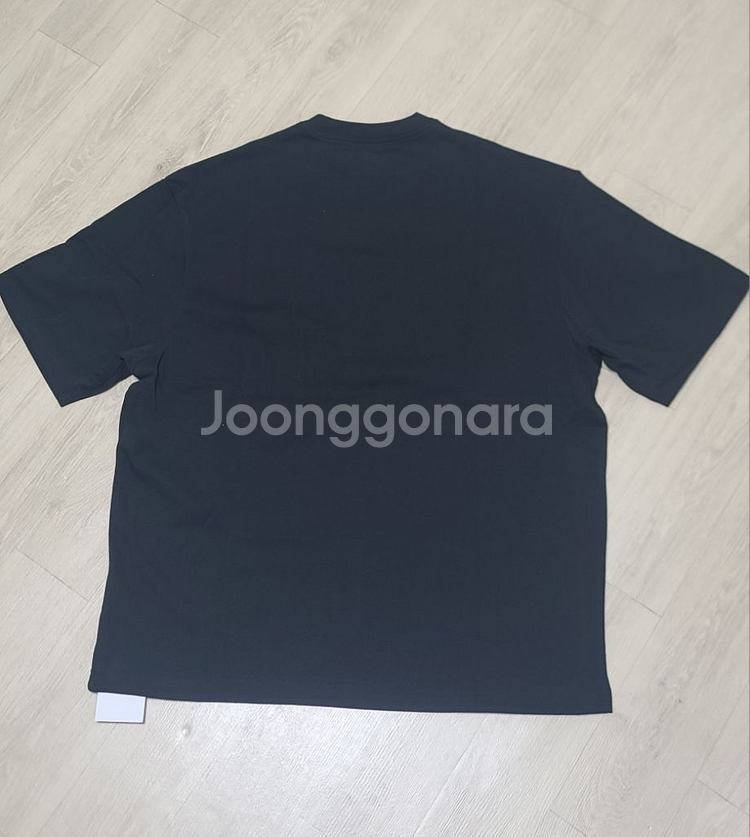 나이키 조던1패치 반팔티 블랙 팝니다--3