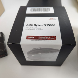 AMD RYZEN 7500F 국내정발(멀티팩)