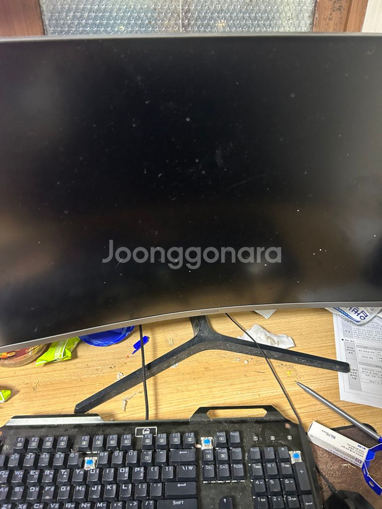 삼성 모니터 LC32JG56QQKXKR--1