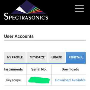 스펙트라소닉 키스케이프 keyscape