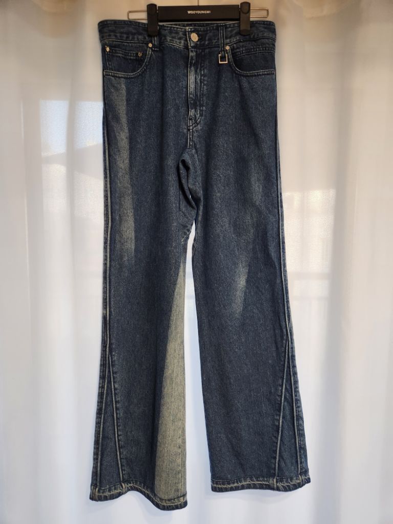 우영미 플레어 데님 팝니다 솔리드옴므 타임옴므