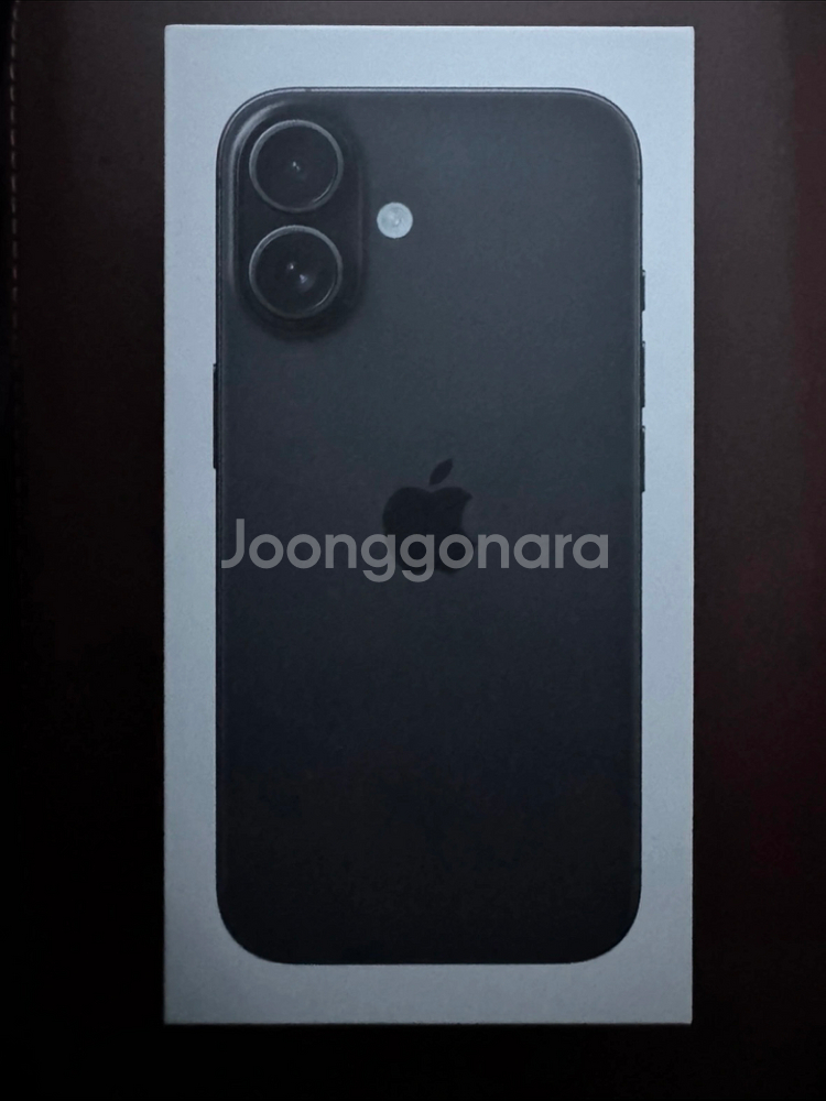 아이폰 16 블랙 128GB 자급제 미개봉--0