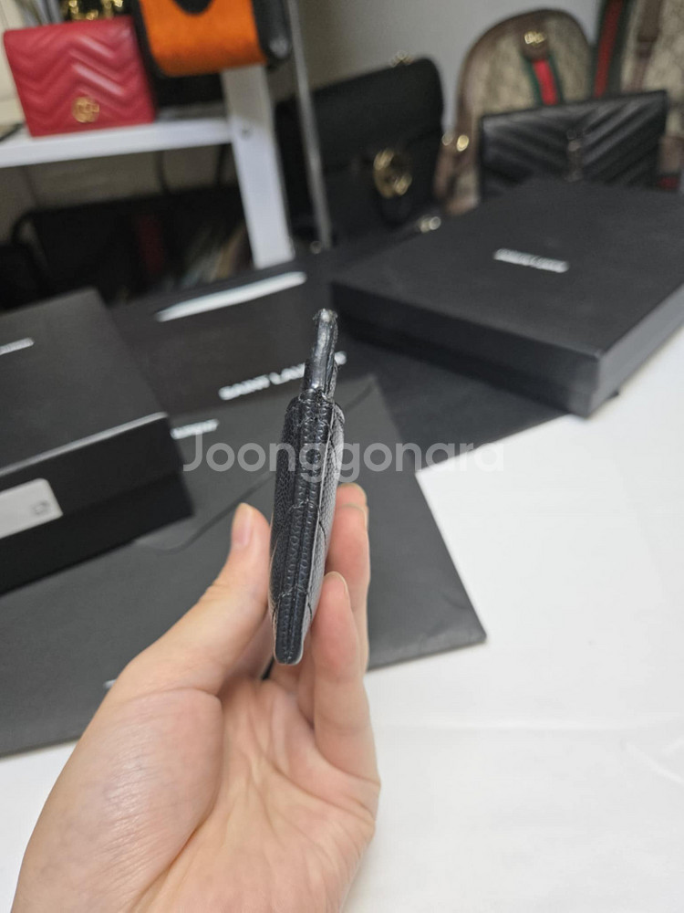 [정품]입생로랑 카드지갑--2