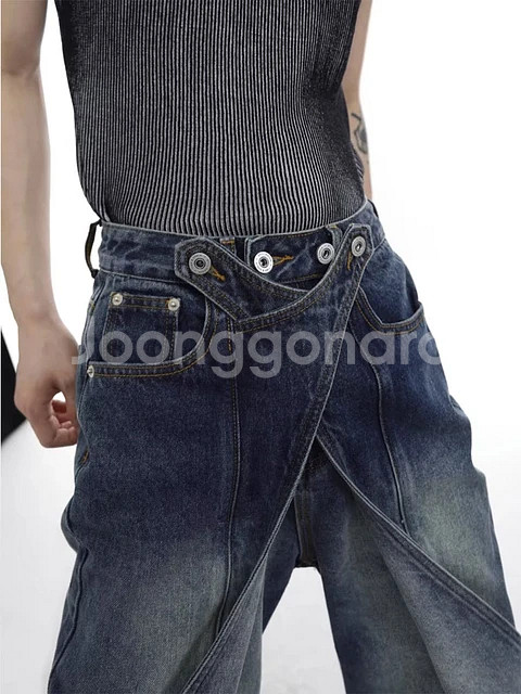 모모엠 아메리칸 스타일 틈새 헤비 워크 남성용 여성용--5