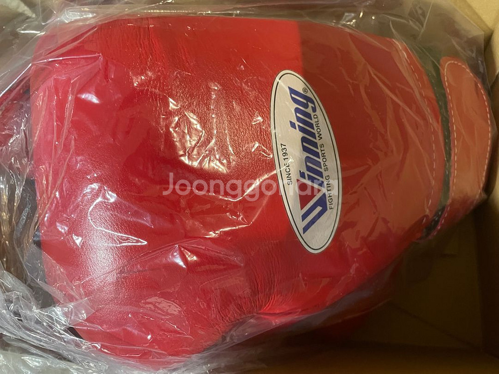 위닝글러브 12온스 벨크로 레드--2