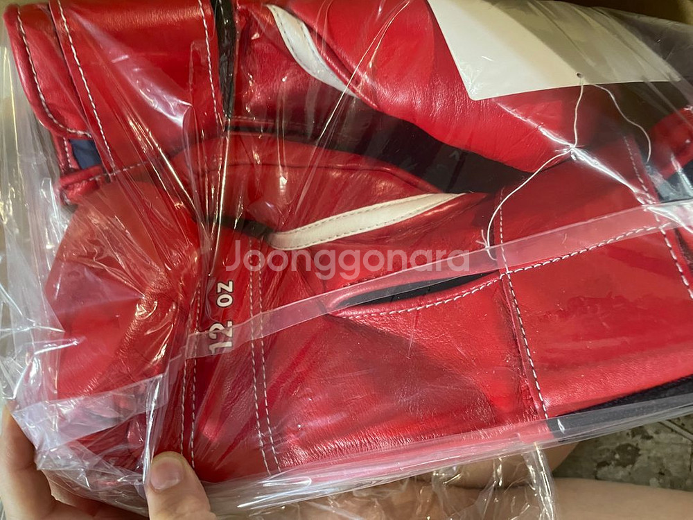 위닝글러브 12온스 벨크로 레드--1