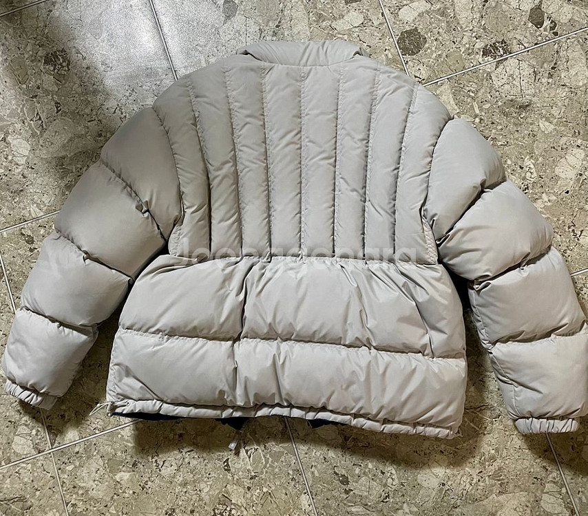 슈프림 플란넬 리버서블 패딩 그리이 L--4