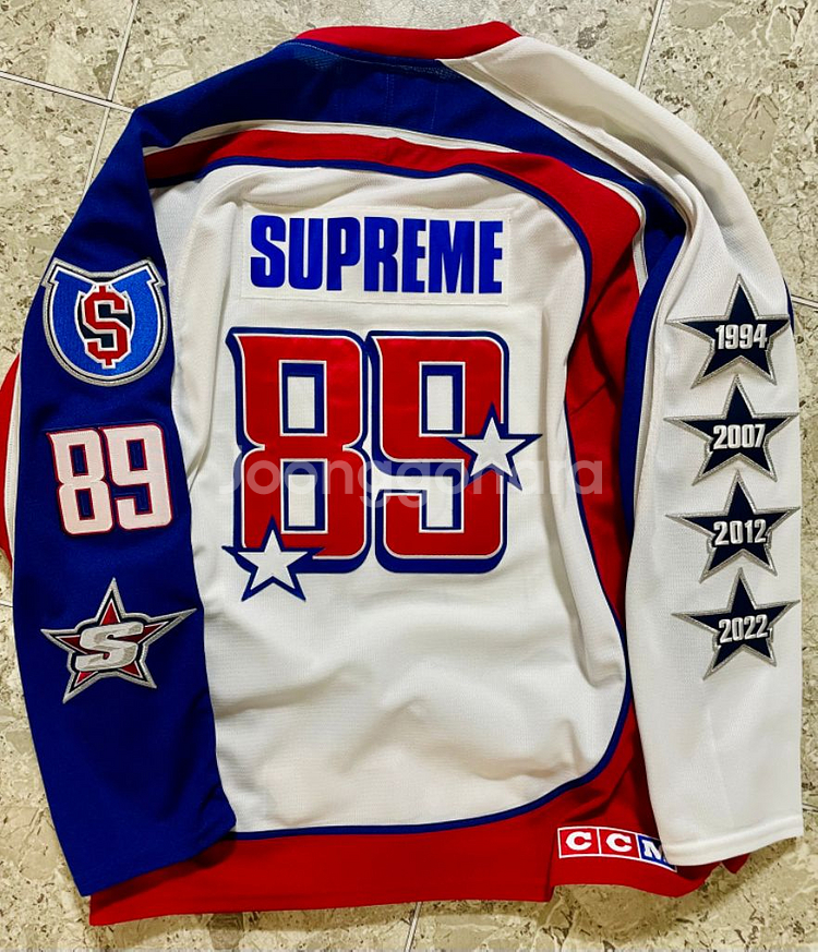 슈프림 ccm 하키 져지 화이트 xl--3