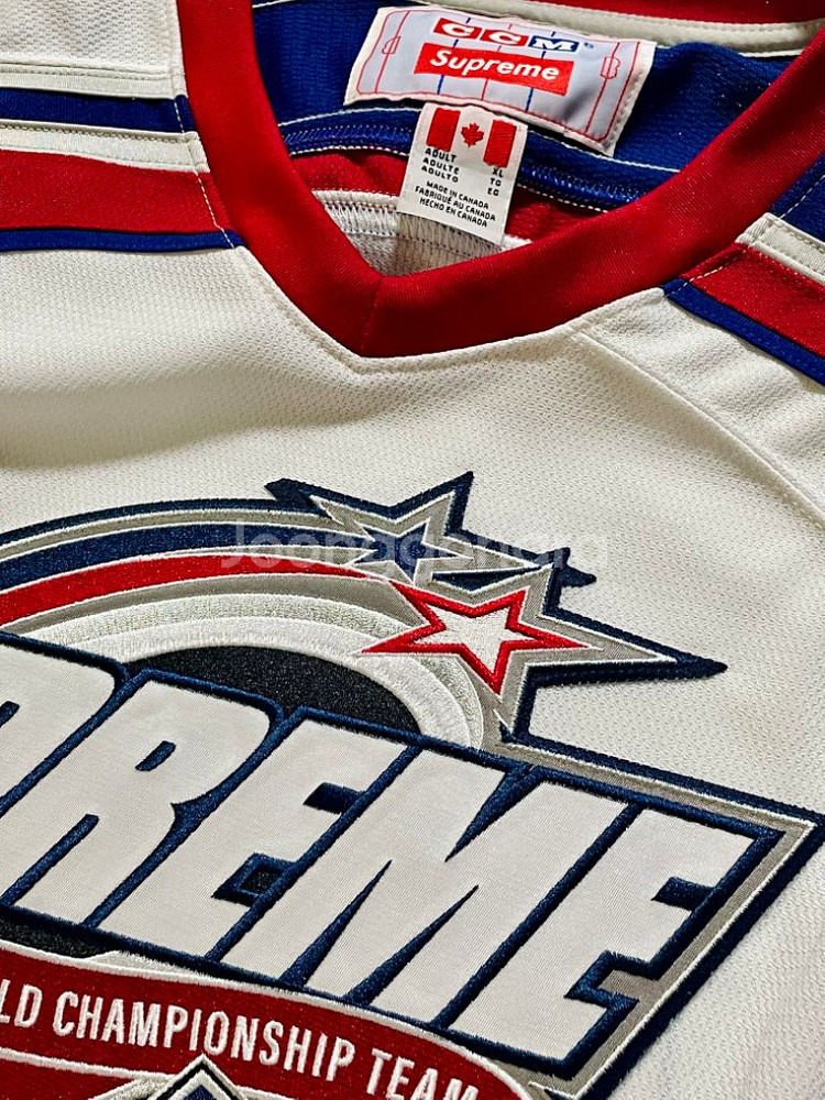 슈프림 ccm 하키 져지 화이트 xl--2