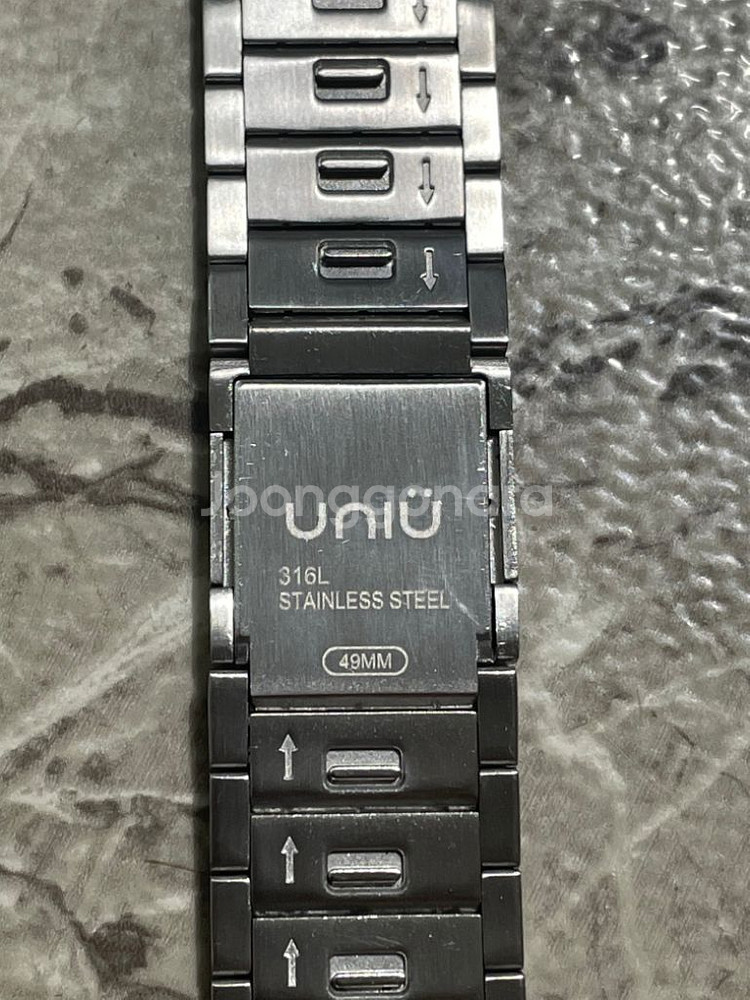 UNIU 유니유 애플워치 울트라 링크 브레이슬릿--3