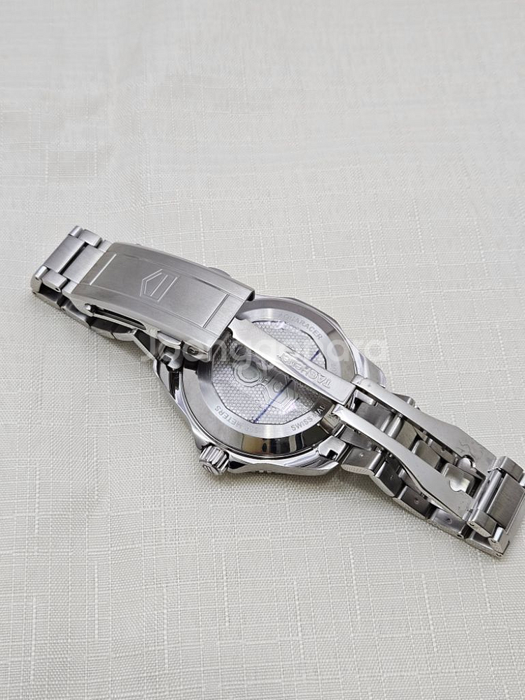 태그호이어 43mm 아쿠아레이서 보증서 있음--4