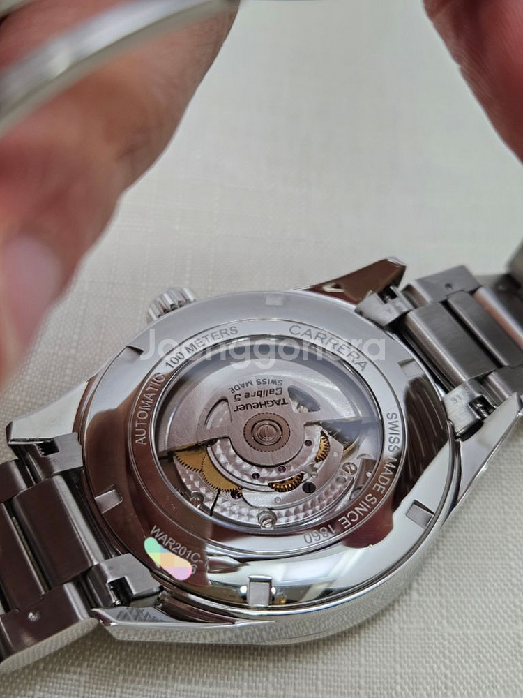 태그호이어 41mm 까레라 데이데이트 war201c--9