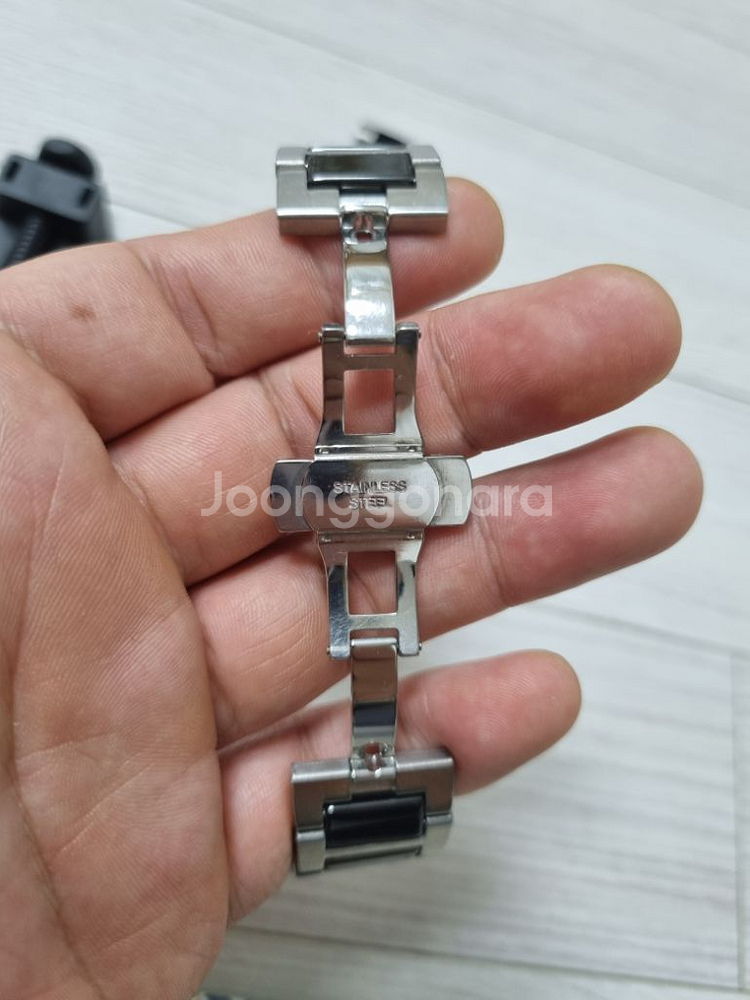 22mm 스마트워치 메탈 스트랩 밴드 시계줄--1