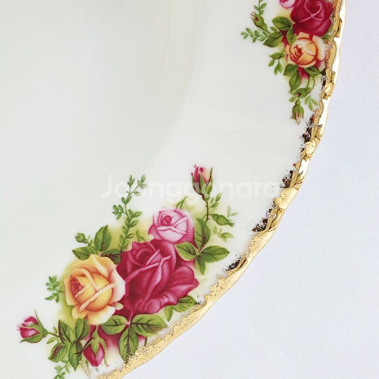 로얄알버트 올드컨트리로즈 오벌 접시 41cm--3