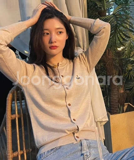 비비안웨스트우드 24fw 캐시미어가디건 블랙xxs새상품--2