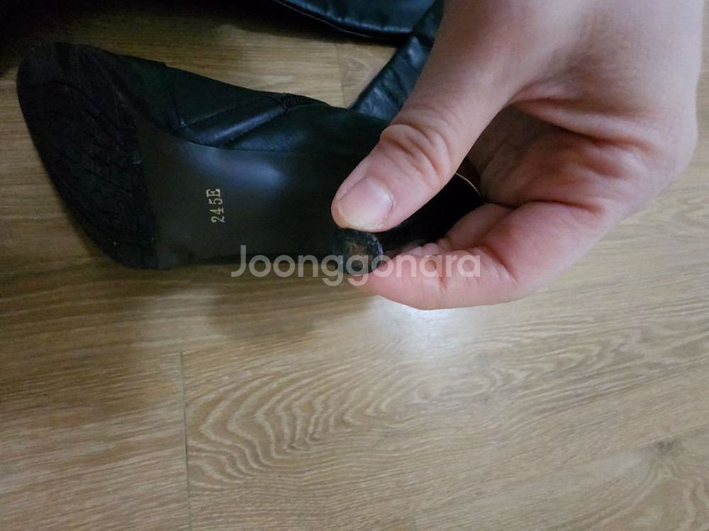 <245> Tandy 탠디 양가죽 롱부츠--7
