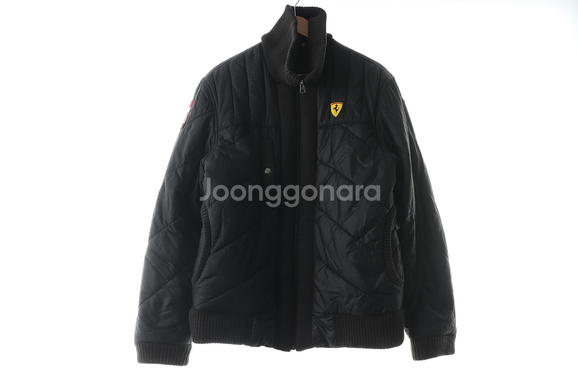 (XL) 퓨마 패딩 점퍼자켓 블랙 페라리 올드스쿨--1