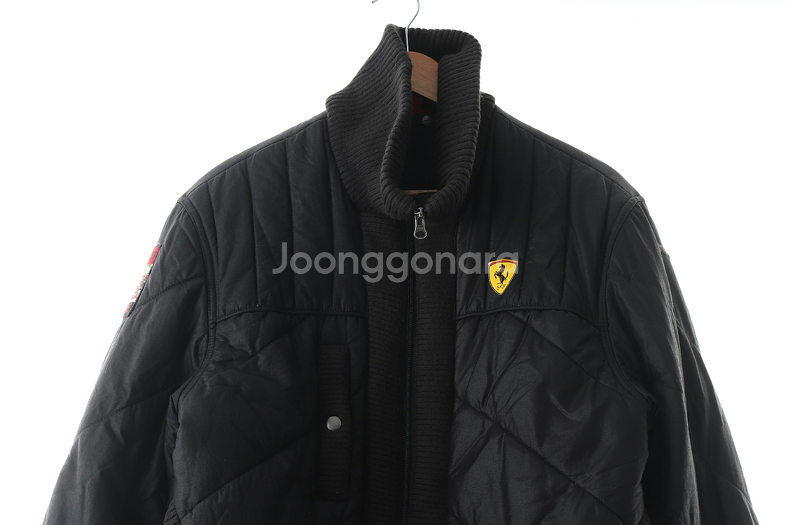 (XL) 퓨마 패딩 점퍼자켓 블랙 페라리 올드스쿨--2