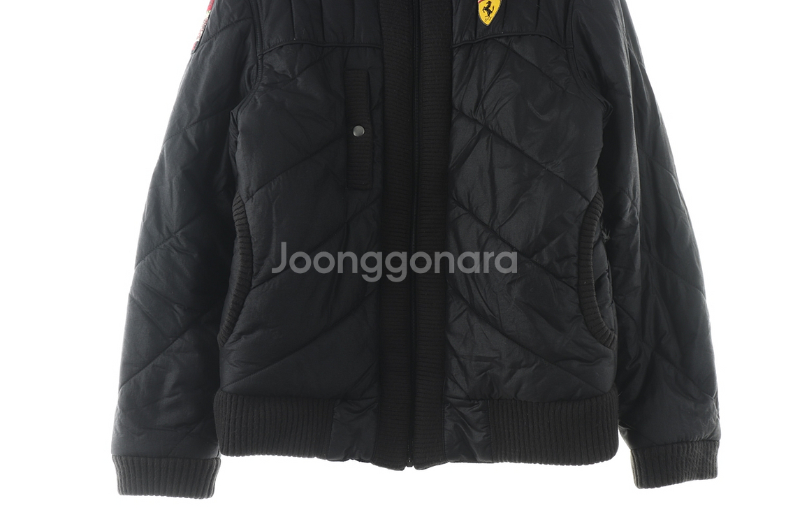 (XL) 퓨마 패딩 점퍼자켓 블랙 페라리 올드스쿨--3