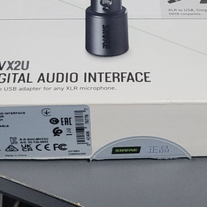 shure 슈어 mvx2u 오디오인터페이스