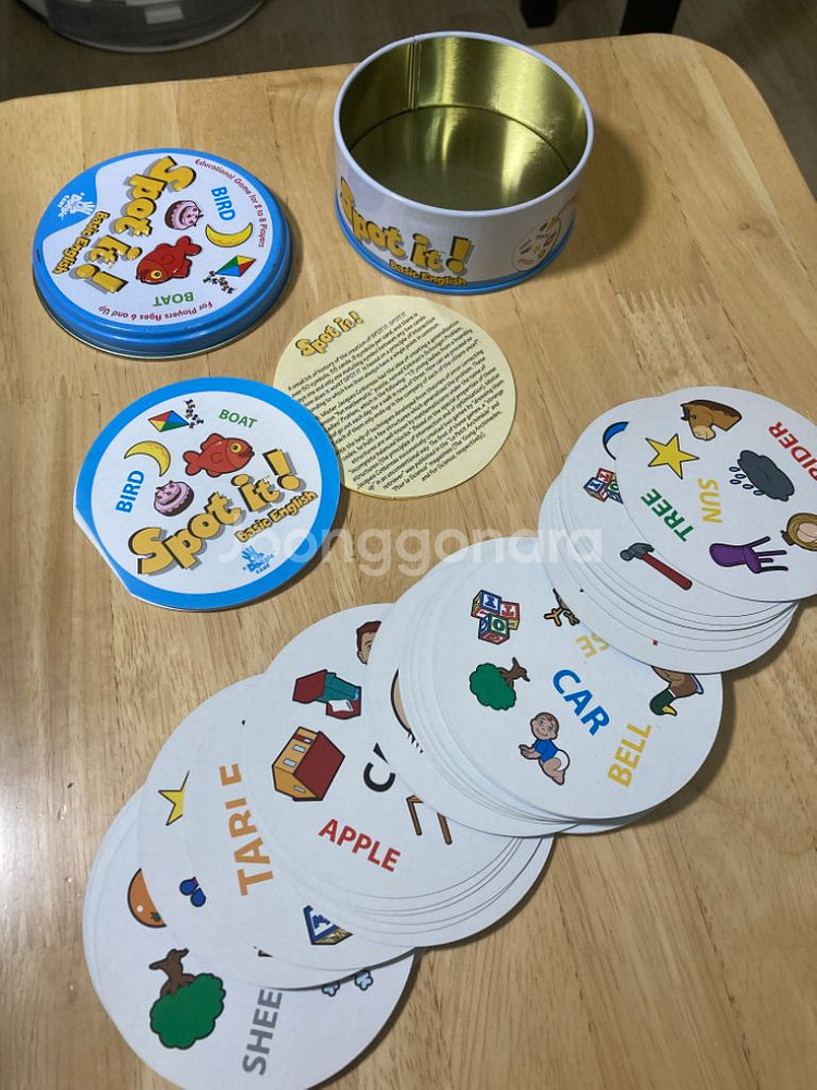 어린이 보드게임(Spot it그림찾기/Mobi수게임)--2