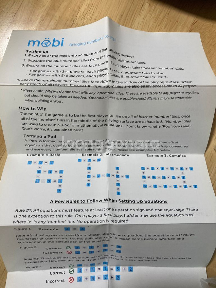 어린이 보드게임(Spot it그림찾기/Mobi수게임)--9