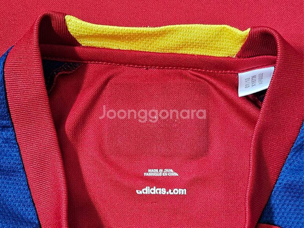 [105] 스페인 축구 국가대표 포모션 반팔 트레이닝탑--3