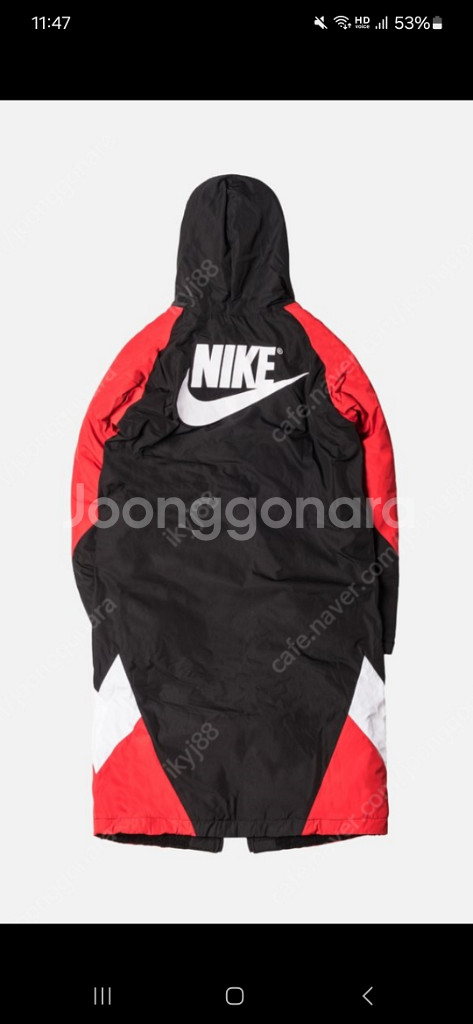 나이키 x kith 돕바 사이드라인 세르파 L--3
