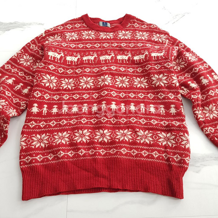 랑방 페어아일 니트--2