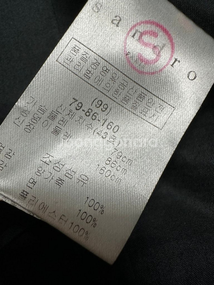 산드로 양가죽 여성 레더자켓55--5