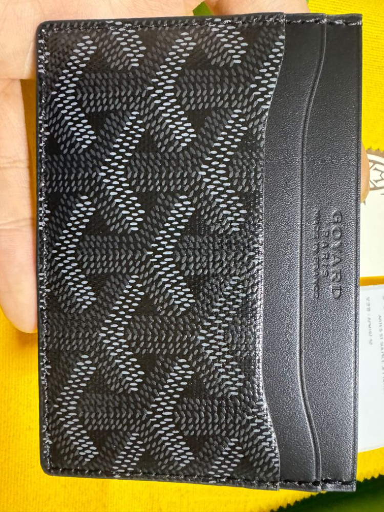 고야드 생쉴피스 카드홀더 한정판 리미티드 제트블랙--2