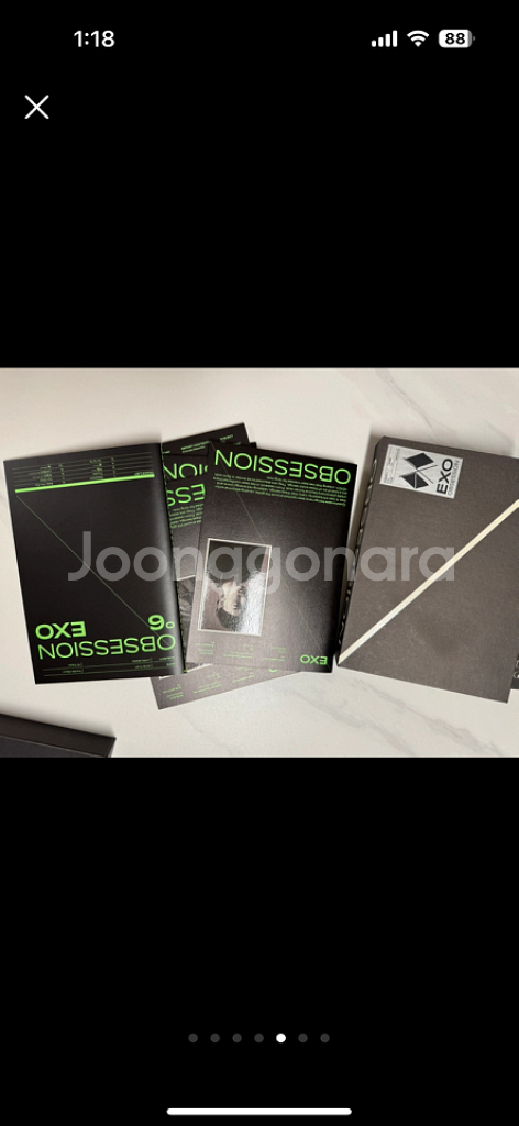 EXO 엑소 CD 앨범 정규 6집 OBSESSION--6