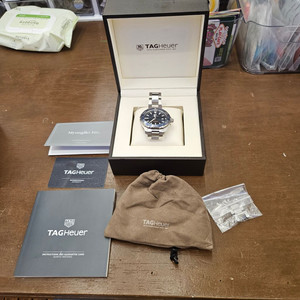 태그호이어 아쿠아레이서 300 쿼츠 44mm 청콤